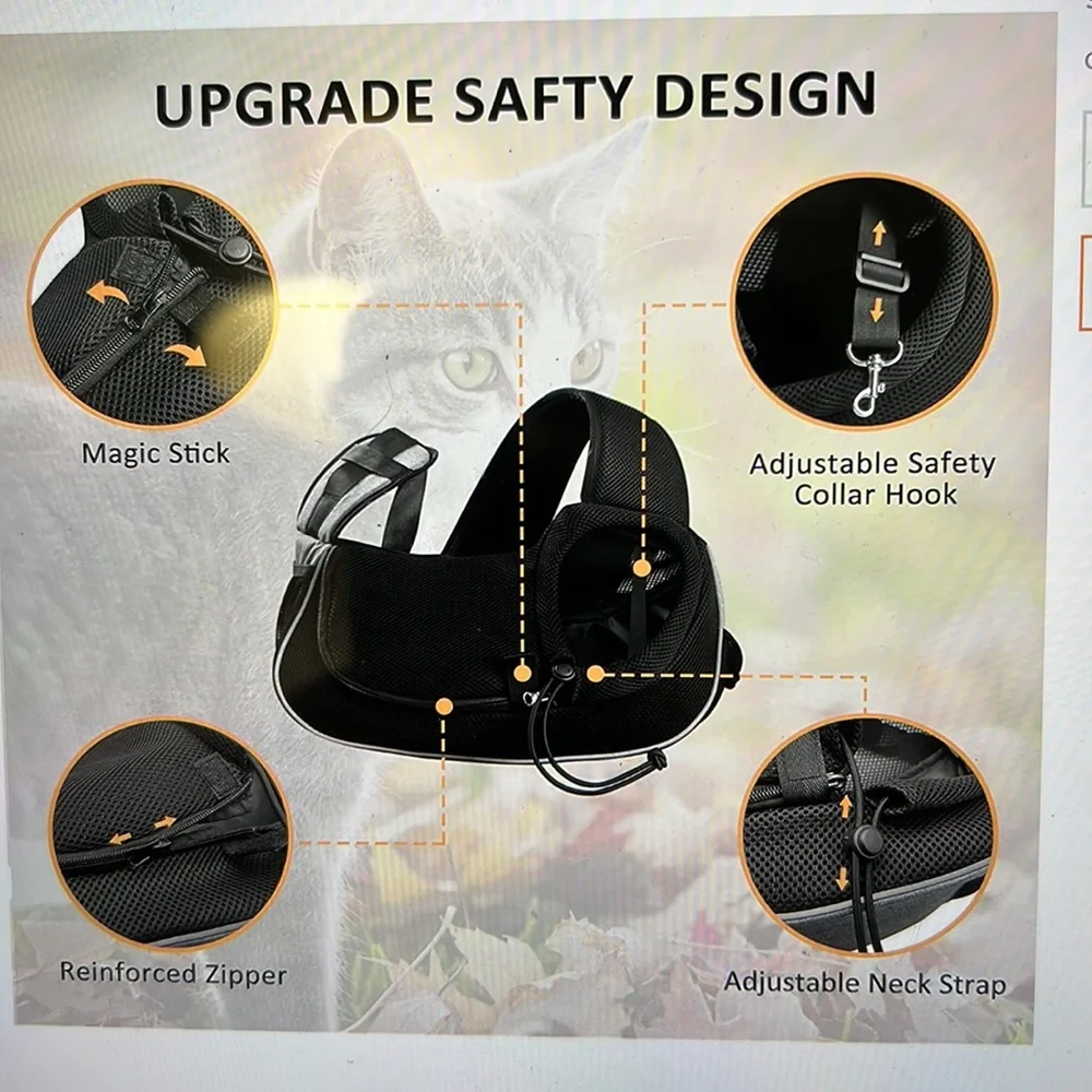 Dog Sling Carrier for Small Dog or Cat